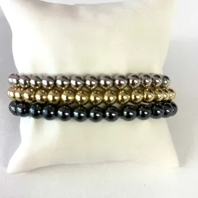 6mm Beaded Stretch Bracelets