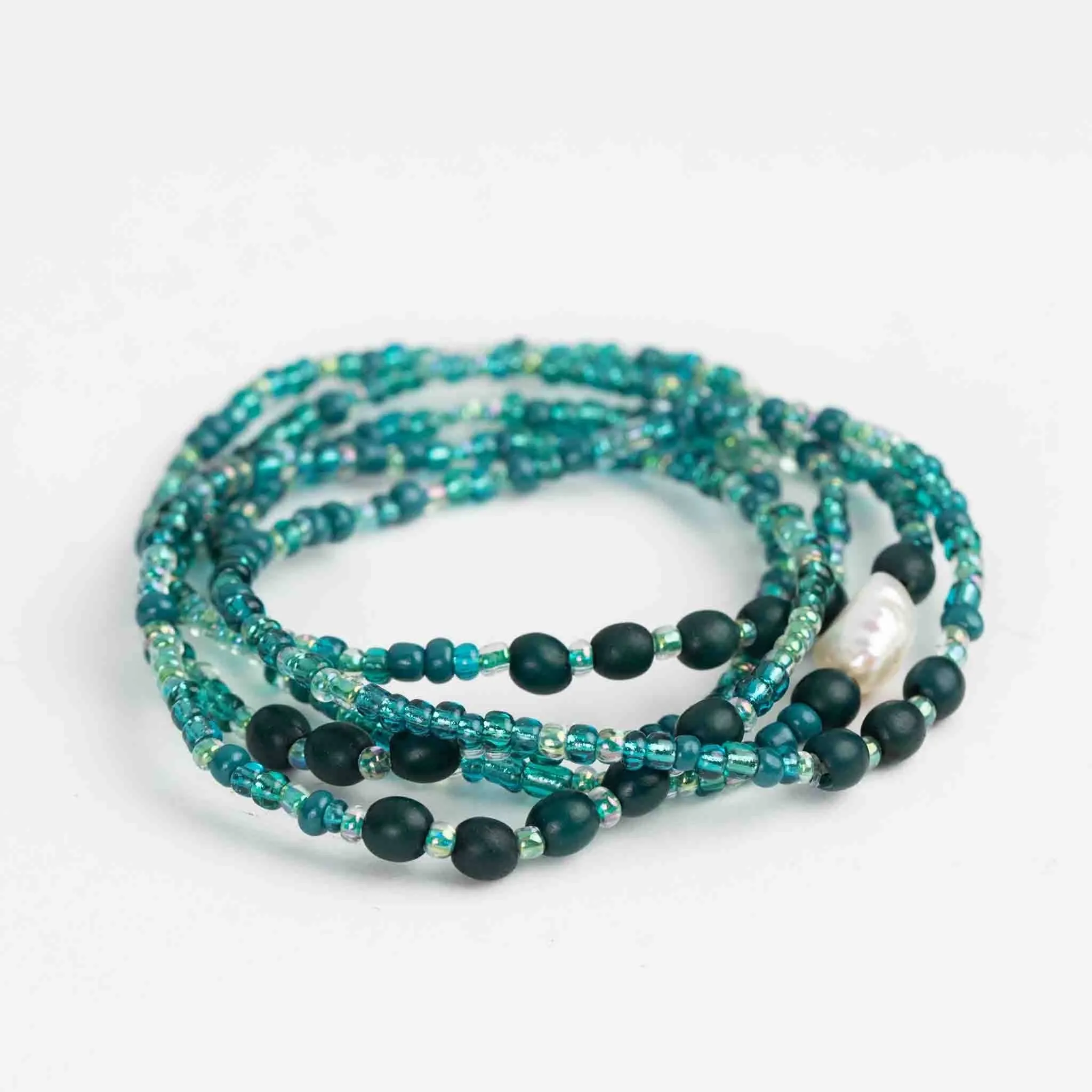 Alba Pearl Seed Bracelet Set