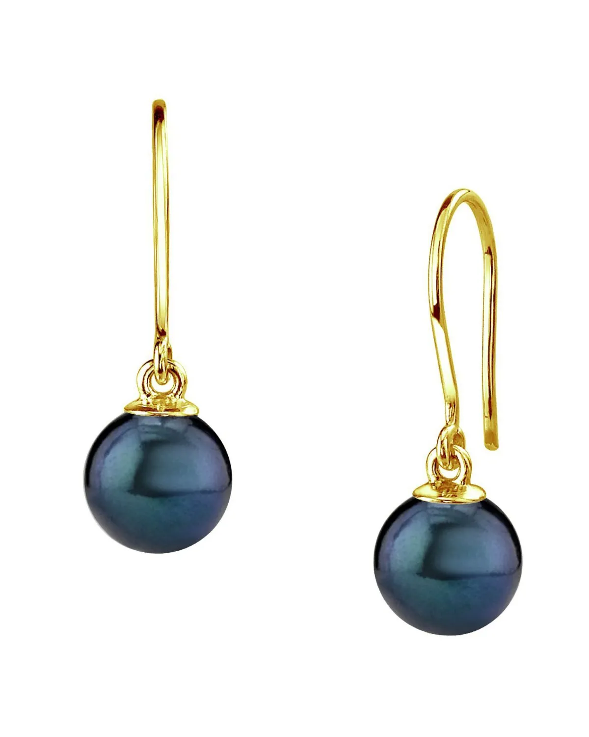 Black Akoya Pearl Linda Earrings