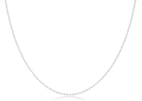 Choker Classic Beaded Chain - Sterling