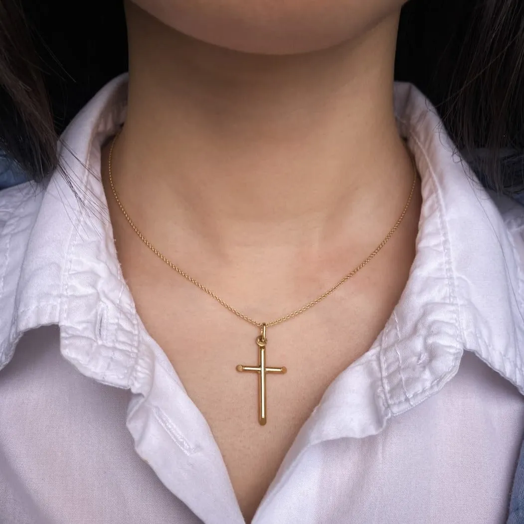 Classic Gold Cross Pendant