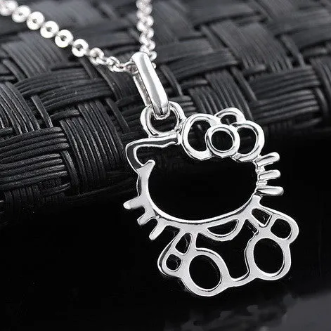 Cute Kitty Pendant Necklace Girl Jewelry Children Jewelry Top Quality Gift For Her Utopia Jewelry