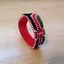 Double thickness Kenyan flag handmade beaded bracelet with free shipping