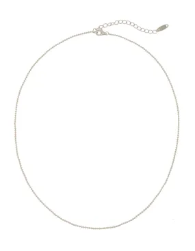 Elly Lou Classic Ball Chain- Silver