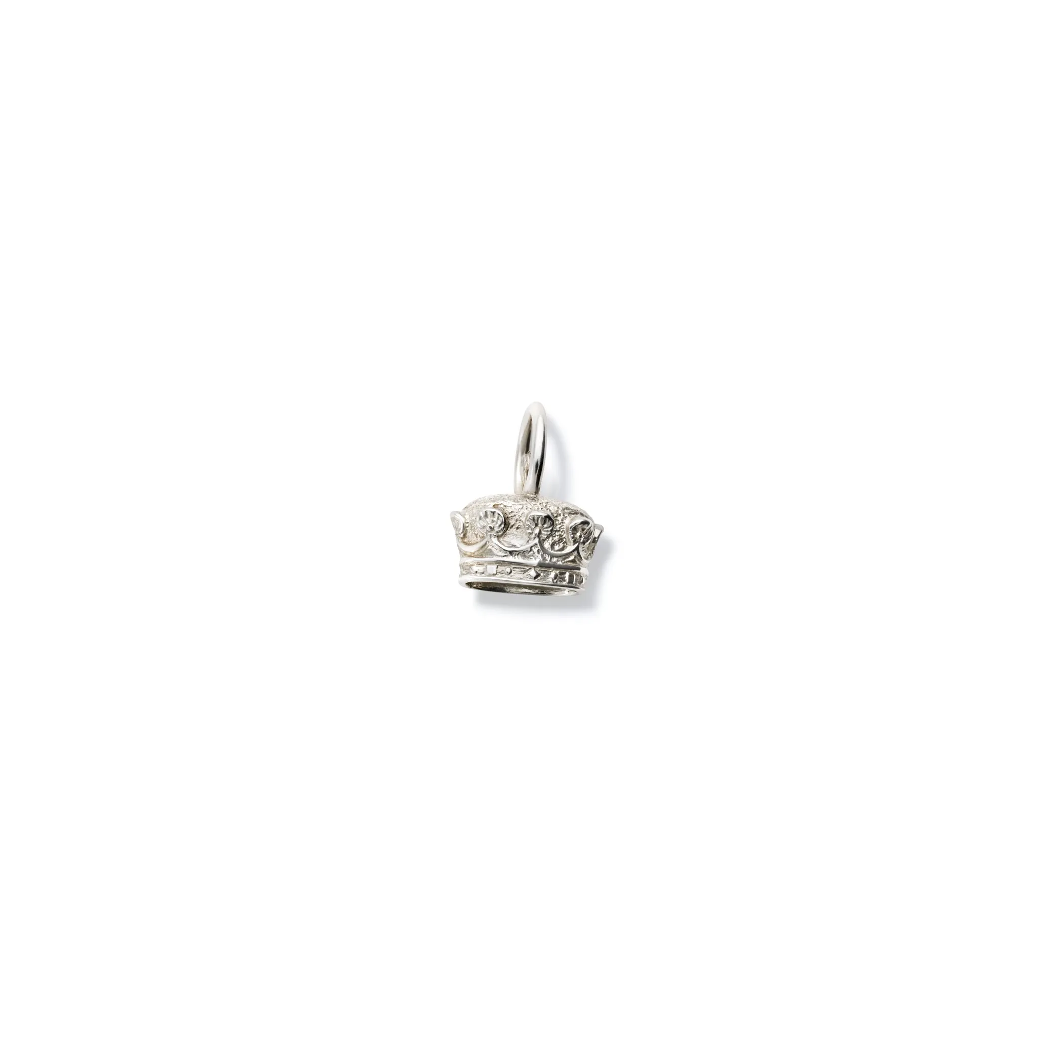 Italian Epiphany Crown Necklace Pendant Silver