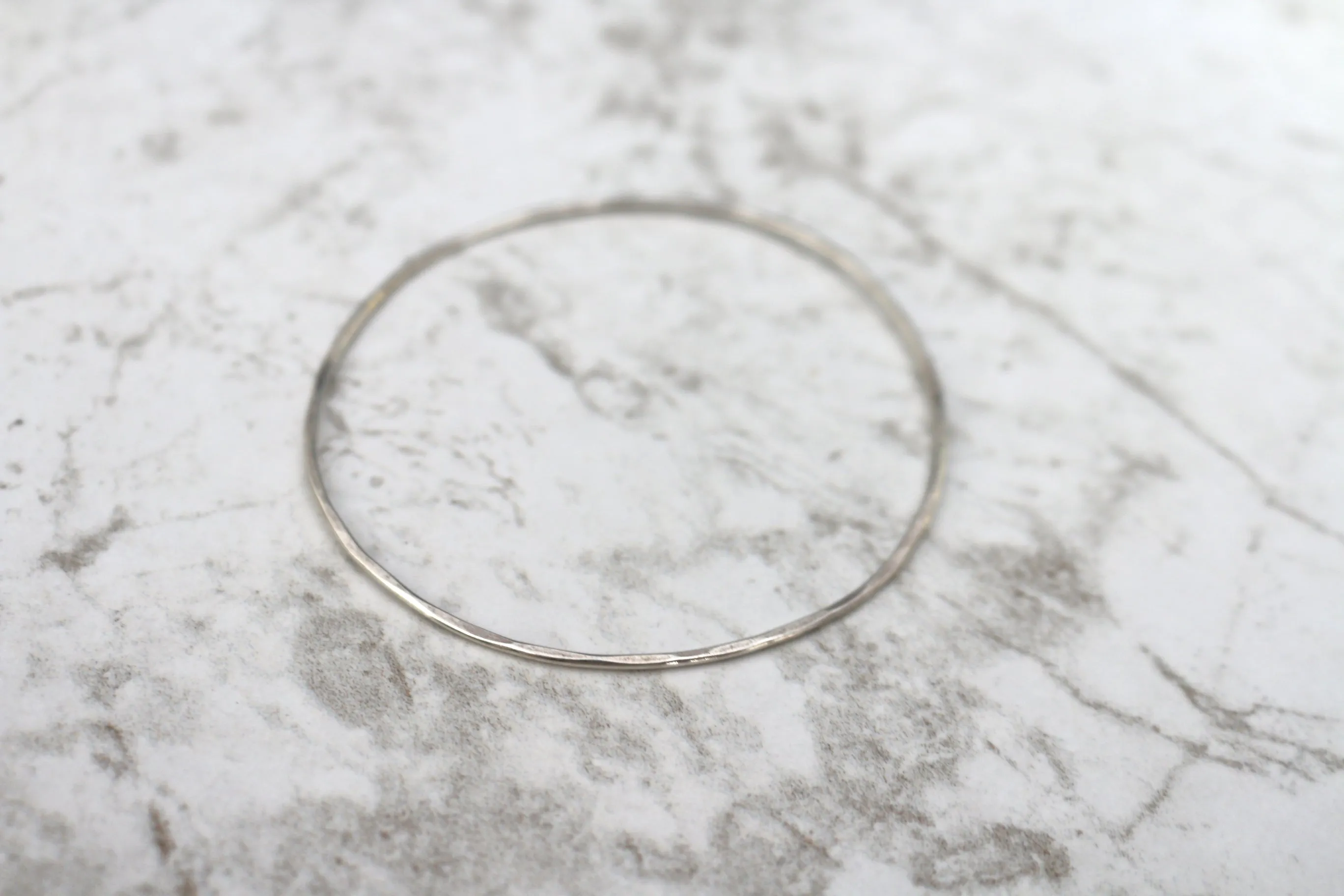 I've Come Full Circle // Hammered Bracelet, Gold or Sterling Silver, Stacked Bracelets // BH-B002