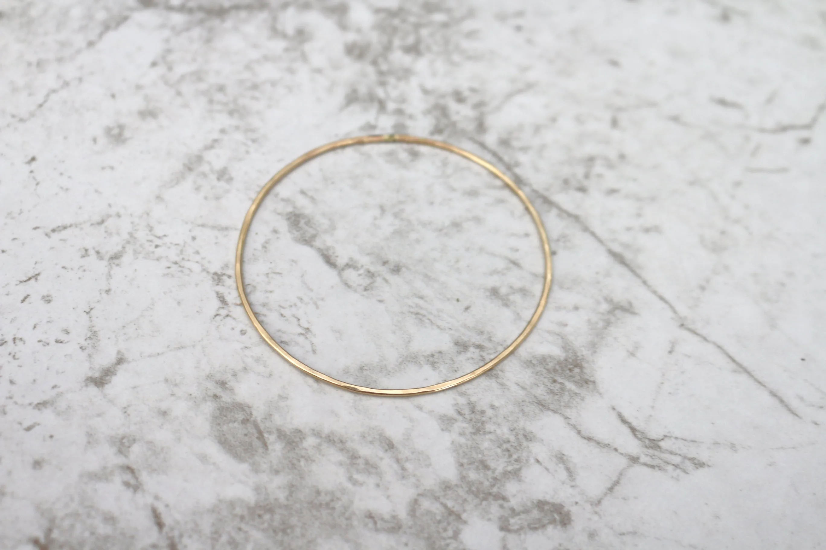 I've Come Full Circle // Hammered Bracelet, Gold or Sterling Silver, Stacked Bracelets // BH-B002