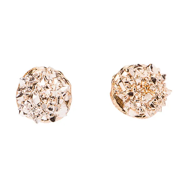 Kayla Druzy Ball Stud Earrings