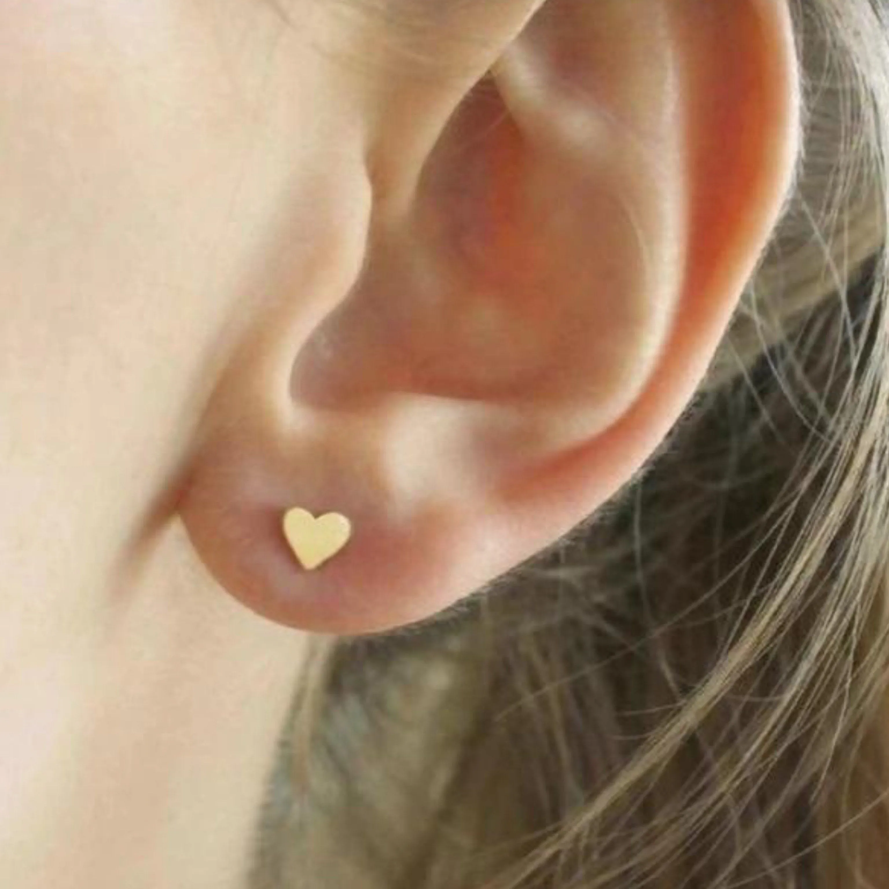 Keeping Our Hearts Full Tiny Heart Earrings