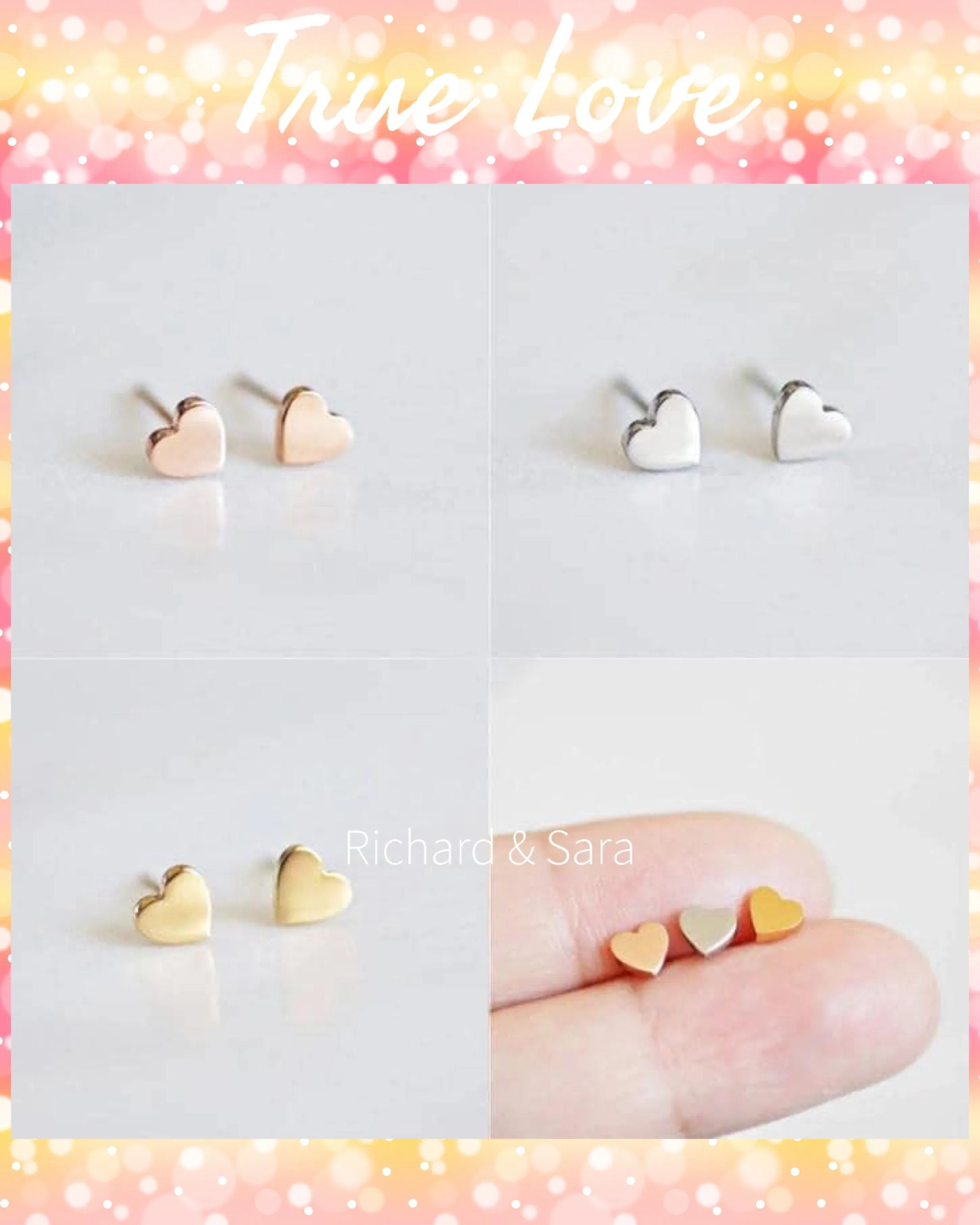 Keeping Our Hearts Full Tiny Heart Earrings