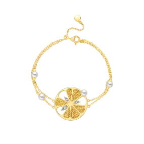 Lemon Layered Bracelet