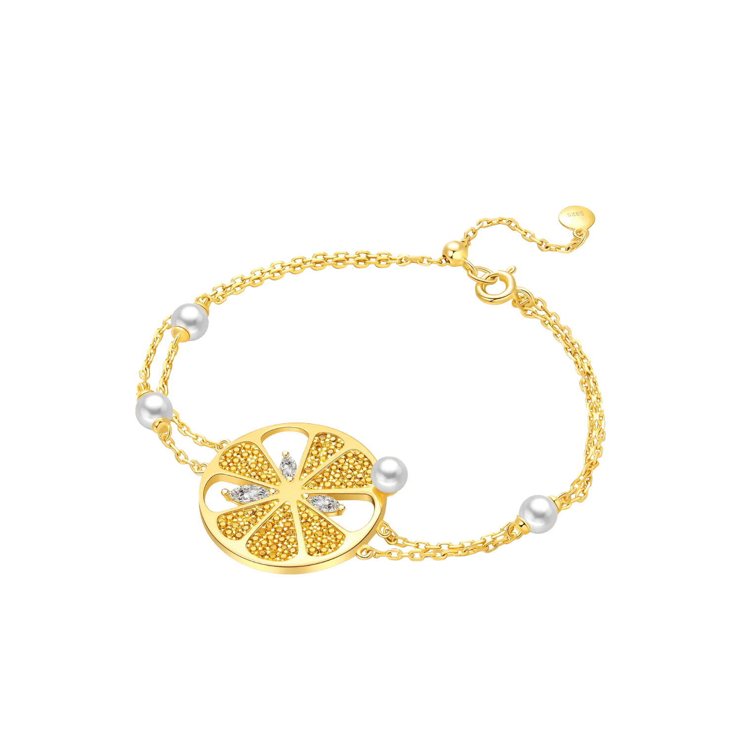 Lemon Layered Bracelet