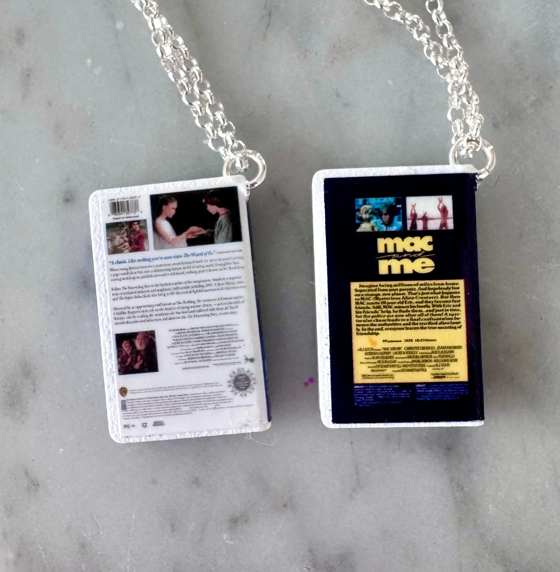 Miniature Vintage VHS Necklaces