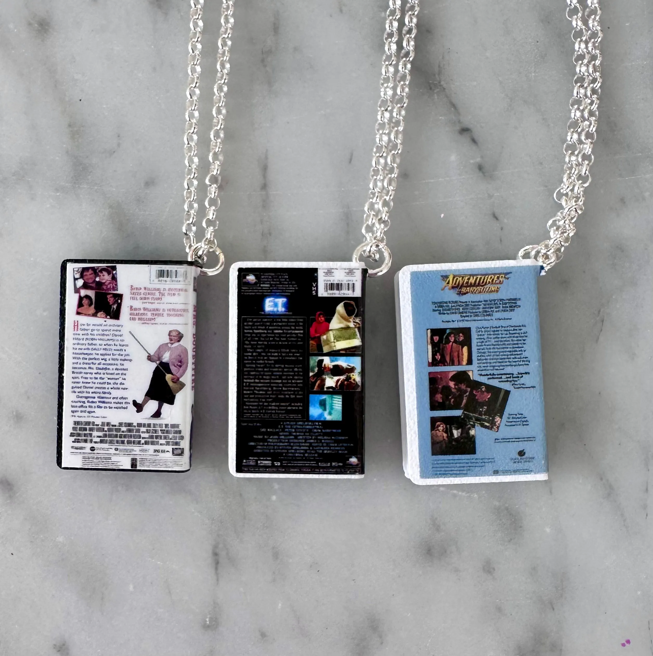 Miniature Vintage VHS Necklaces