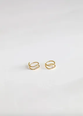 Minimalist Spiral Earrings