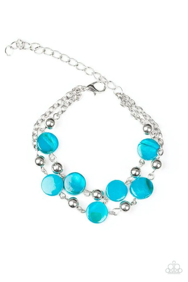 Paparazzi Bracelet ~ One BAY At A Time - Blue