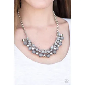 Paparazzi For The Love Of Fashion - Silver Necklace