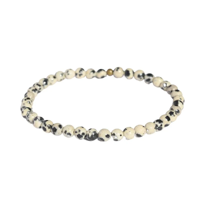 "Balance" Dalmatian Jasper Delicate Bracelet