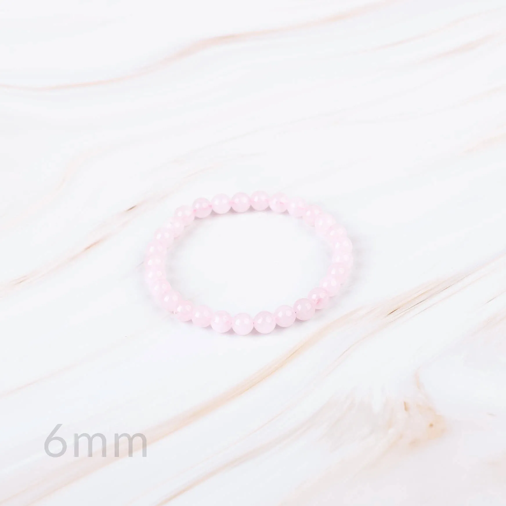 Rose Quartz Beaded Bracelet