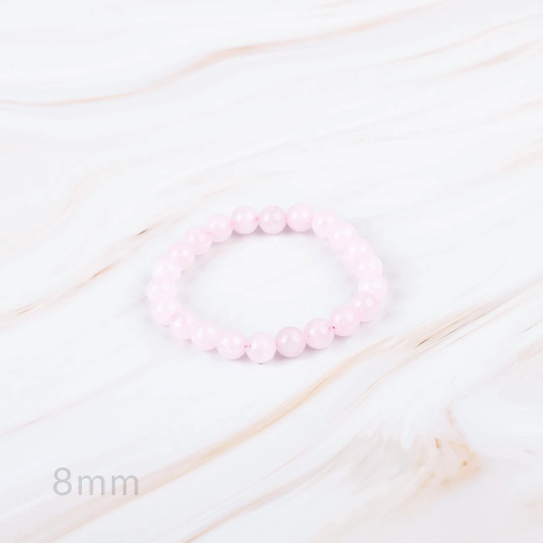 Rose Quartz Beaded Bracelet