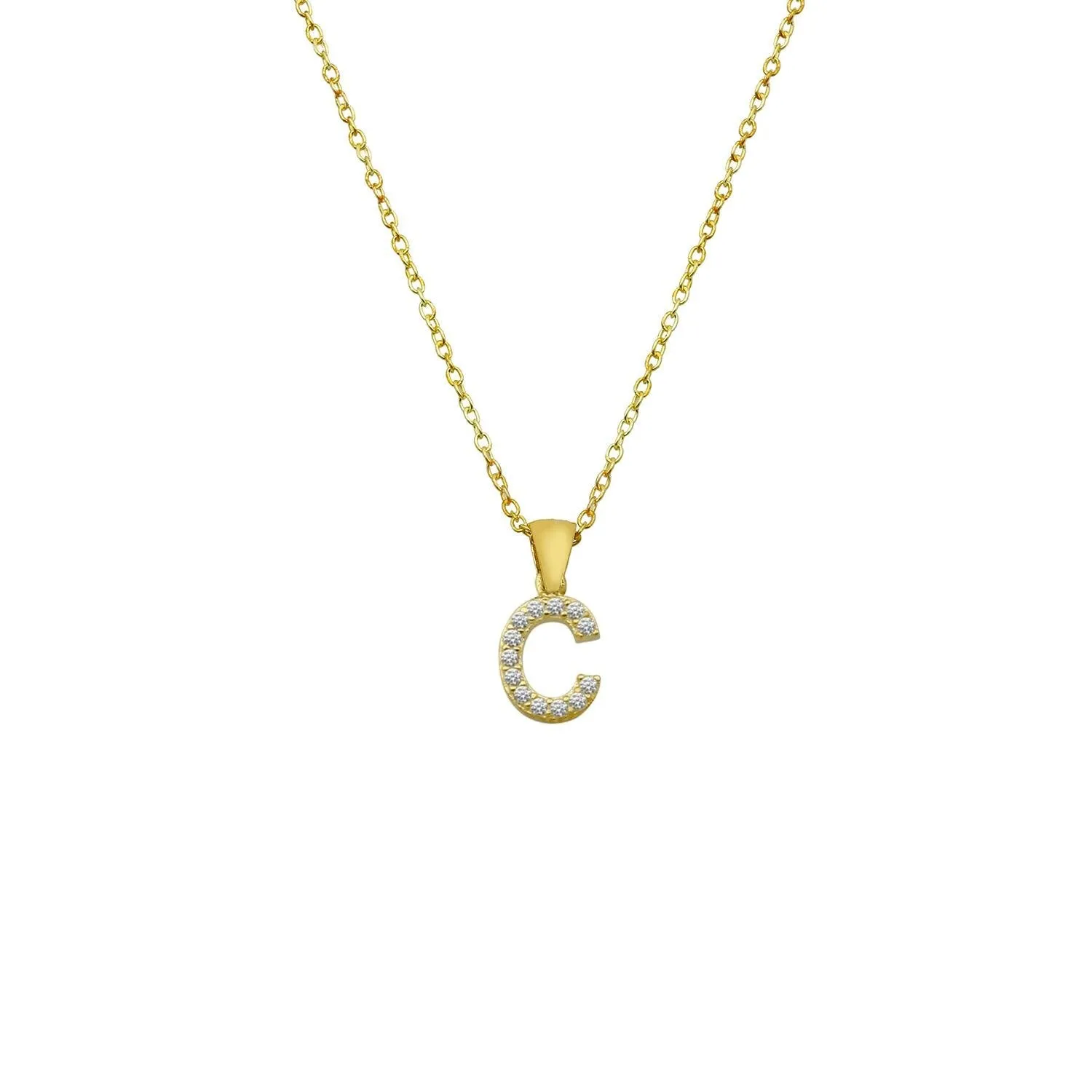 Single Letter Initial Necklaces