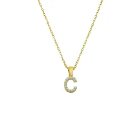 Single Letter Initial Necklaces