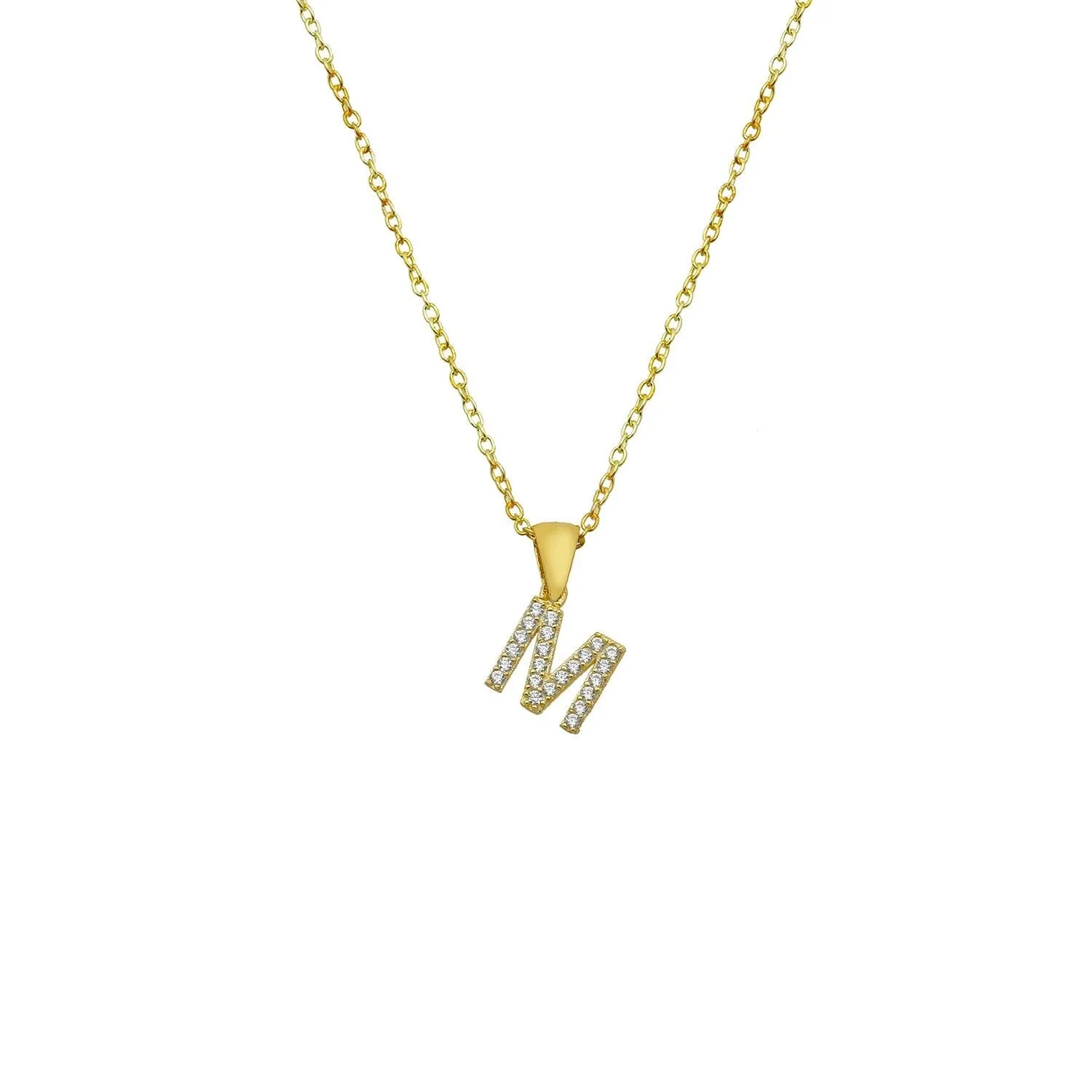 Single Letter Initial Necklaces