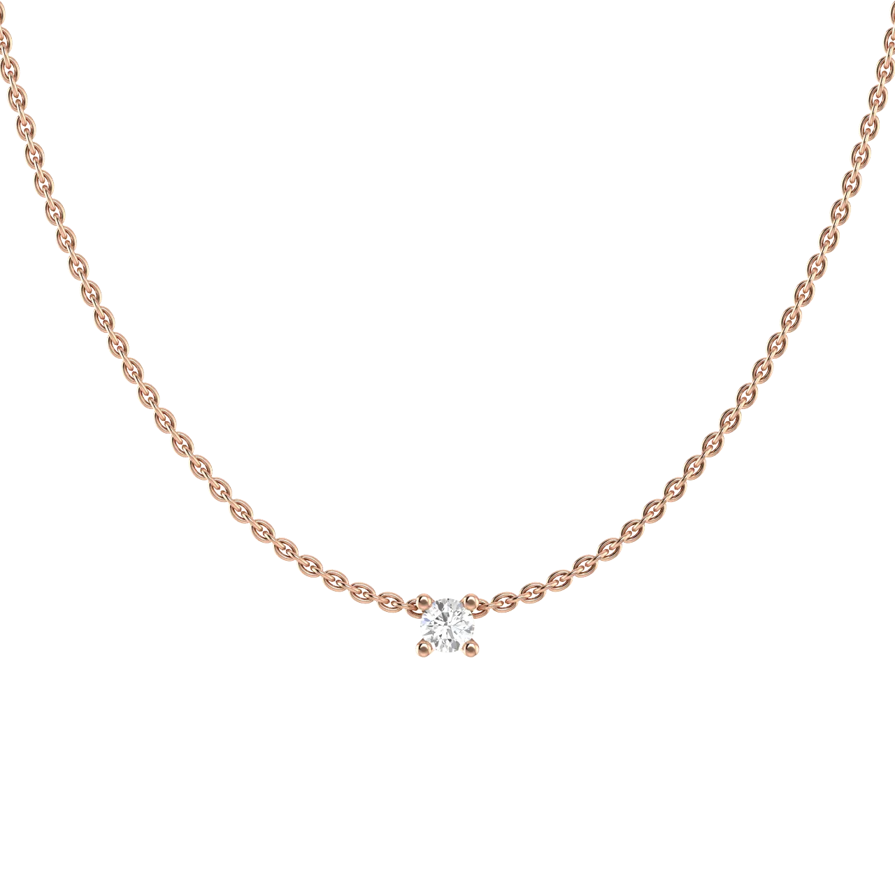 Solitaire necklace