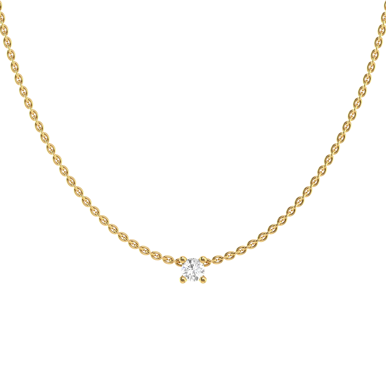 Solitaire necklace