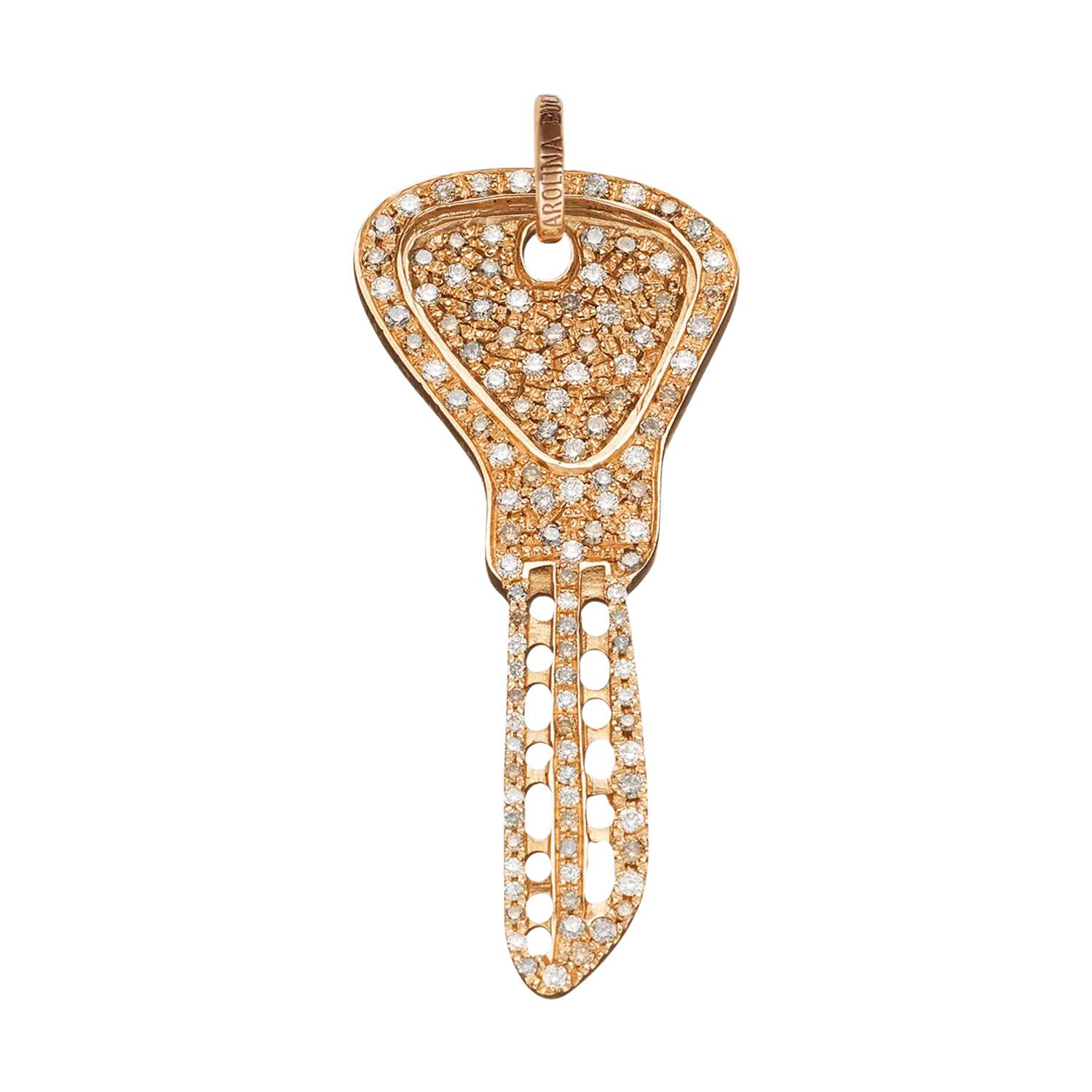 Sunshine Pavé Key Pendant