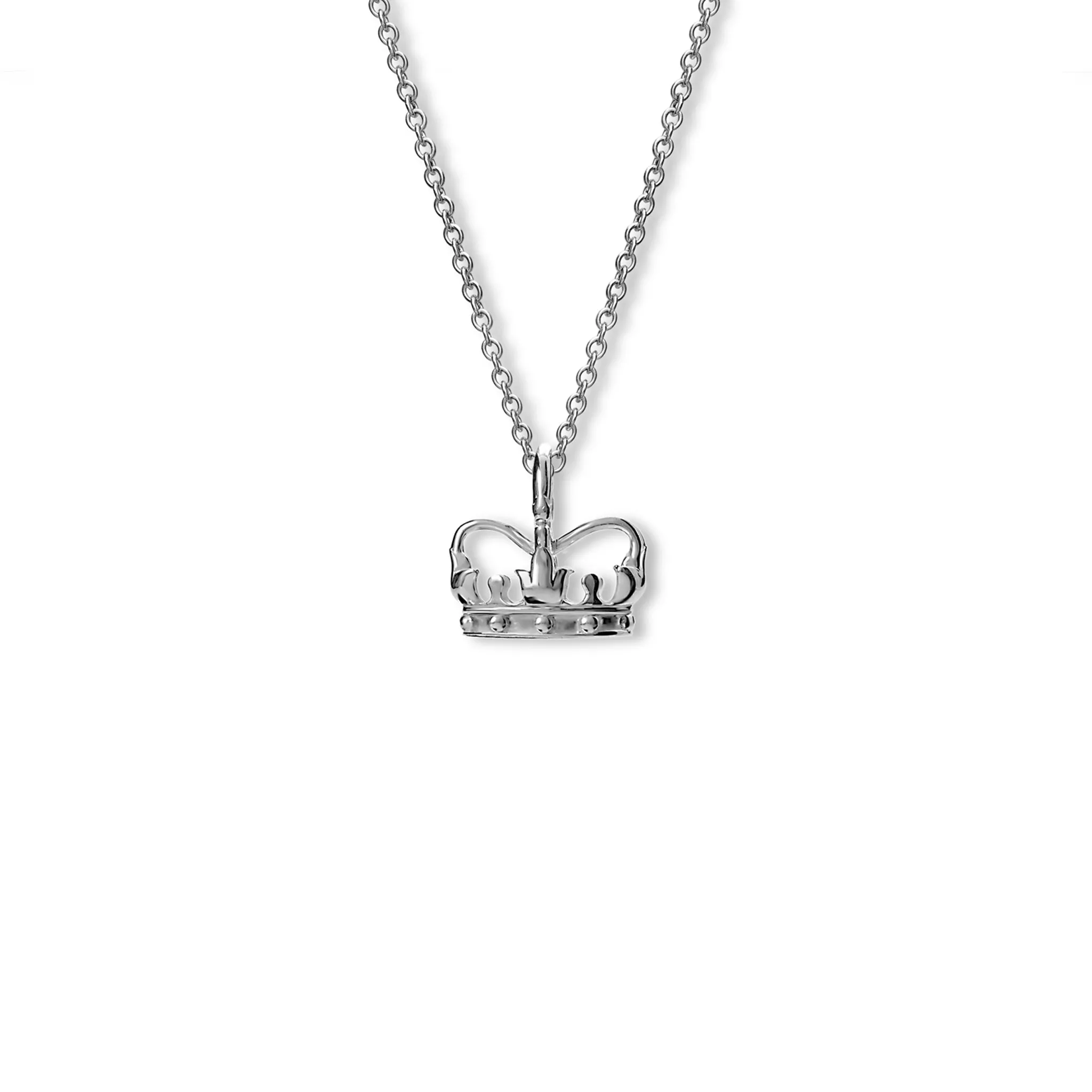 Swedish Epiphany Crown Necklace Pendant Silver