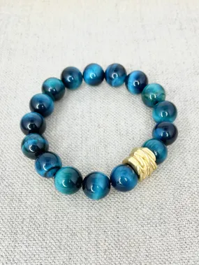 Tillie Bracelet - Turquoise Tiger Eye