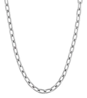 TRELLIS CHAIN NECKLACE STEEL